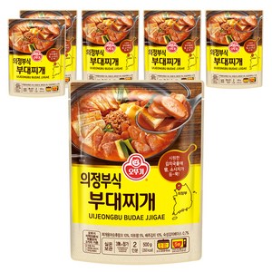 오뚜기 의정부식 부대찌개, 500g, 6개