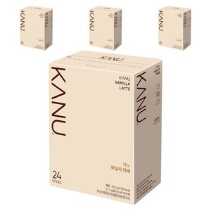 카누 바닐라 라떼 커피믹스, 17.3g, 24개입, 4개