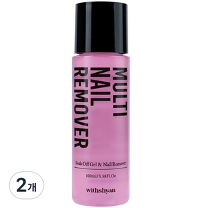 위드샨 멀티 쏙오프 젤네일리무버, 100ml, 2개