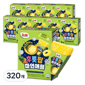 돌 후룻팝 파인애플, 62ml, 320개