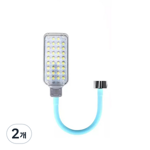 충전식 34구 LED C타입 자석 자바라 작업등, 혼합색상, 2개