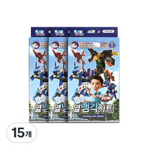 아텍스 캐릭터 열냉각시트 헬로카봇 6매 x 3개 총 18매, 15개, 6개입