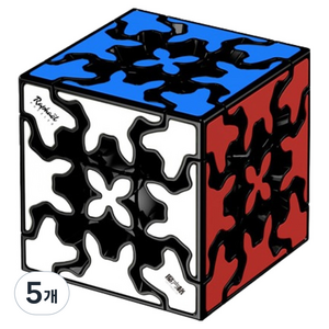 치이큐브 기어큐브 3X3, 블랙, 5개