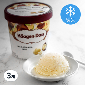 하겐다즈 파인트 마카다미아 넛 (냉동), 473ml, 1개입, 3개