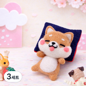아트조이 DIY 양모펠트 키트, 3세트, 시바