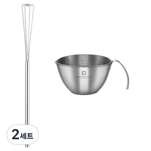바겐슈타이거 거품기 사각 대 + 계량볼 750ml 세트, 2세트