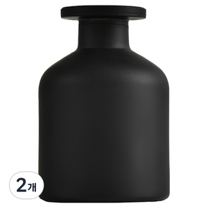입구가 큰 디퓨저 공병, 매트블랙, 2개, 50ml