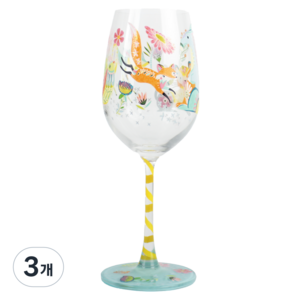 마시피렌체 페스티발 와인잔 민트, 420ml, 3개