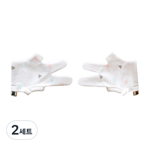 소보치 힐링썸 손가락빨기 방지 장갑 검지중지용, M(12~24개월), 혼합색상, 2세트
