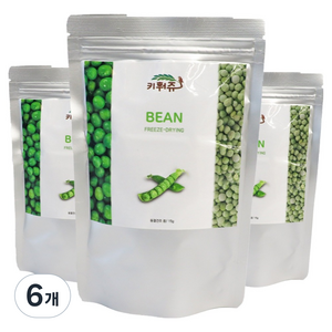 키워쥬 반려동물 동결건조 콩 간식, 15g, 6개
