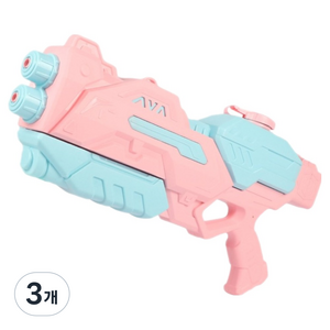 토이토 더블 펌프 물총 45cm, 핑크, 3개