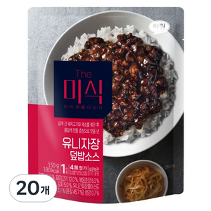 더미식 유니자장 덮밥소스, 20개, 150g