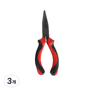 스태리 낚시 가위 펜치, 레드, 3개