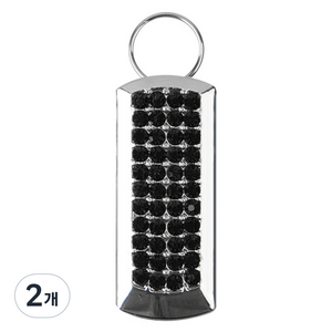 칼론 큐빅 스팽글 스윙형 USB 메모리 블랙 MT-S05 + 스트랩 2p, 32GB, 2개