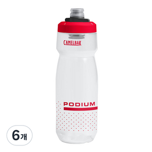카멜백 포디엄 물통, Fiery Red, 710ml, 6개