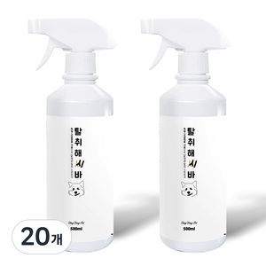 딩동펫 탈취해시바 반려동물 탈취제, 500ml, 20개