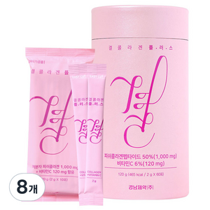 경남제약 결콜라겐 플러스 60포, 120g, 8개