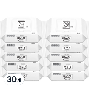 청소앤 물걸레 청소포 30매, 30개