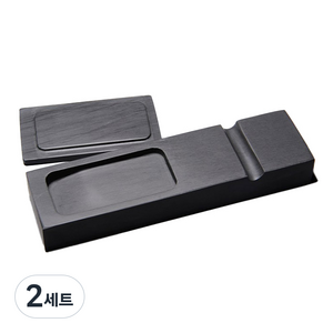 서예 휴대용 사각 벼루 + 덮개 세트, 2세트