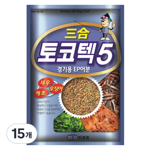 토코텍 5 경기용 EP 떡밥, 450g, 15개