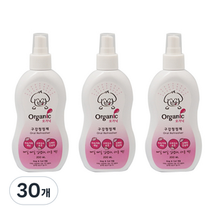 인터펫코리아 오가닉 애견용 구강청결제, 200ml, 30개