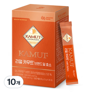 대상웰라이프 정품 리얼 카무트 브랜드 밀 효소 30p, 90g, 10개