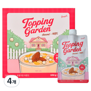 그래놀라하우스 토핑가든 쉐이크 아몬드 7p, 350g, 4개