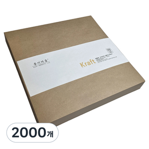 종이마을 크라프트 식품지 50g 300 x 300 mm, 2000개