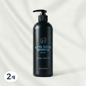 킹콩샤워 강아지 샴푸 쿨크러쉬, 2개, 500ml