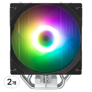 잘만 ARGB 공랭 CPU 쿨러, CNPS9X OPTIMA II ARGB, 블랙, 2개