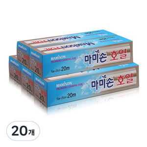 마미손 프리미엄 쿠킹호일, 20m, 20개