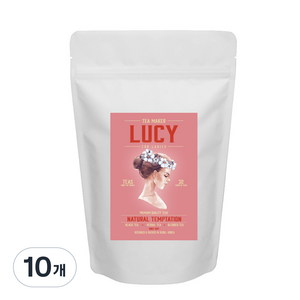 LUCY 스트로베리티 티백, 1g, 50개입, 10개