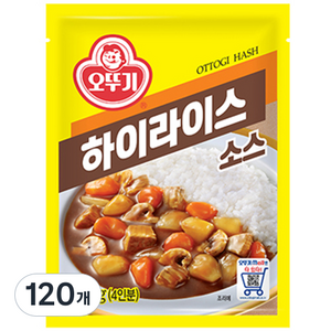 오뚜기 하이라이스 소스, 100g, 120개