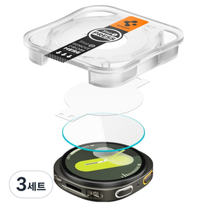 슈피겐 강화유리 액정보호 필름 케이스 호환 글라스 tR 이지핏 2p, 투명, 3세트