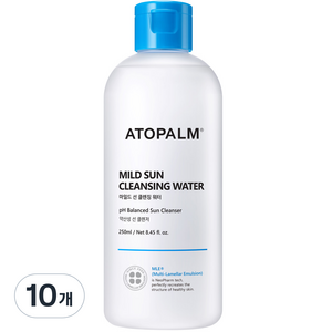 아토팜 마일드 선 유아페이셜 클렌징 워터, 250ml, 10개