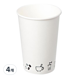 더빈썸 드로잉 종이컵 240ml, 1000개입, 4개