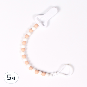 베이직 치발기 실리콘 클립, 피치, 5개