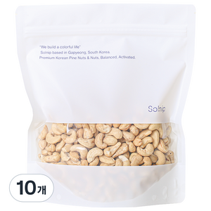 솔닙 구운 캐슈넛, 450g, 10개