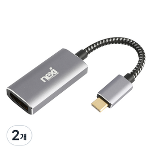 넥시 USB3.1 C 타입 to DP 컨버터, NX-U31DP4KS, 2개