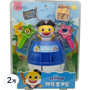 핑크퐁 아기상어 해적 통게임, 혼합색상, 2개