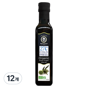 브로슈낭 유기농 엑스트라 버진 올리브오일, 250ml, 12개