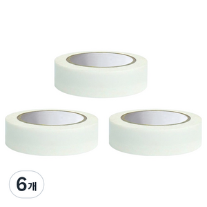 월드크린 마스킹 테이프 30mm x 20m, 6개