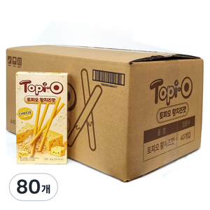 토피오 황치즈맛, 80개, 40g