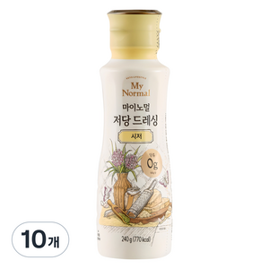 마이노멀 저당 시저 드레싱, 240g, 10개