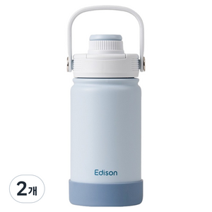 에디슨 아동용 스파우트 텀블러, 2개, 360ml, 블루