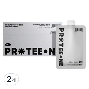 프로티원 단백질 쉐이크 파우치 흑임자맛 7p, 2개, 280g