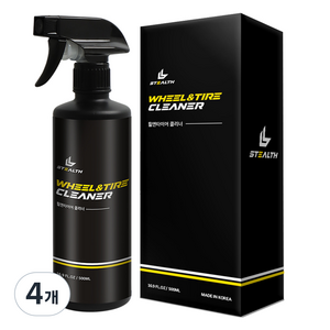 스텔스 휠앤타이어 클리너, 500ml, 4개