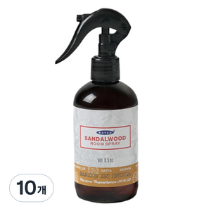 나그참파코리아 룸스프레이, 250ml, 10개, 샌달우드