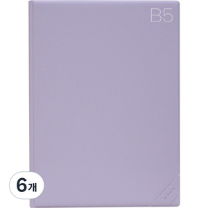 데얼스 도큐먼트 파일홀더 B5, 라벤더, 6개