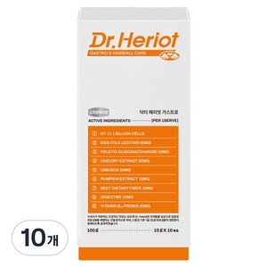 닥터헤리엇 반려동물 가스트로 영양제, 100g, 소화기능/췌장/위개선, 10개